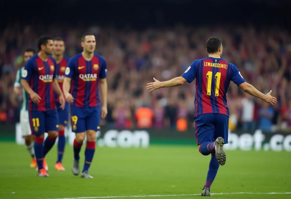 Lewandowski celebration